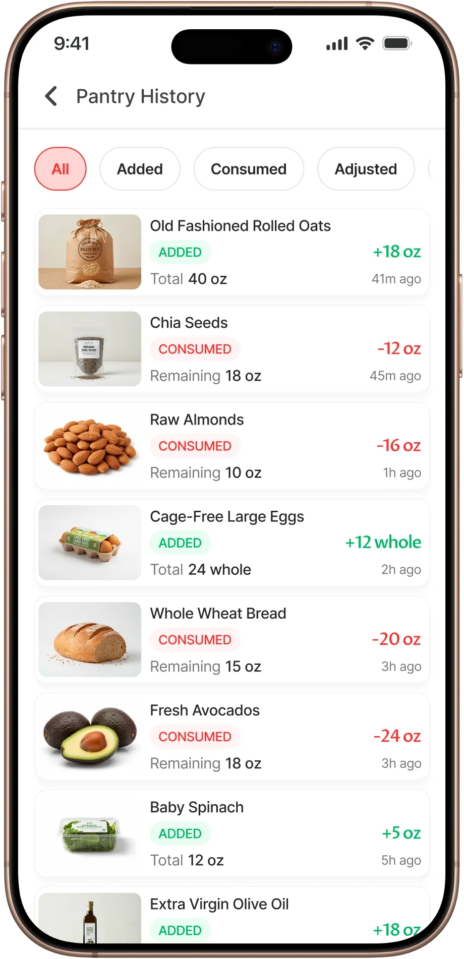 Step 2: Track your pantry